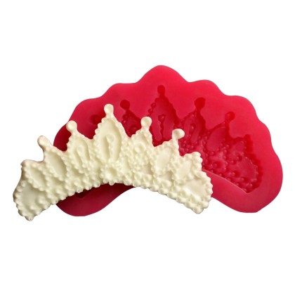 Силиконов калъп "Корона - за кексчета"