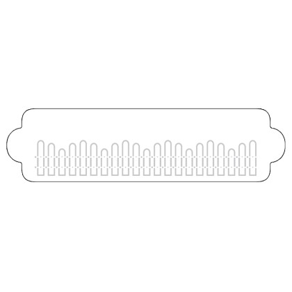 Шаблон за въздушна четка "Ограда"