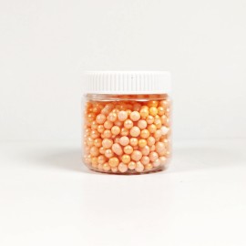 Захарна поръска "Перлени топчета" - Праскова - 50гр