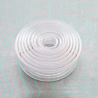 Комплект пластмасови кутери "Кръгове" - 9 елемента