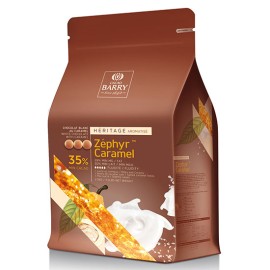 Бял шоколад "CACAO BARRY ZEPHIR™ КАРАМЕЛ" - 35% - 2,5 кг