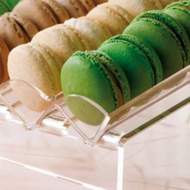 Поликарбонатна поставка за 70 макарона - 4 реда