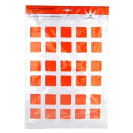 Шаблон шоколадова отливка - Квадрат 37х37мм