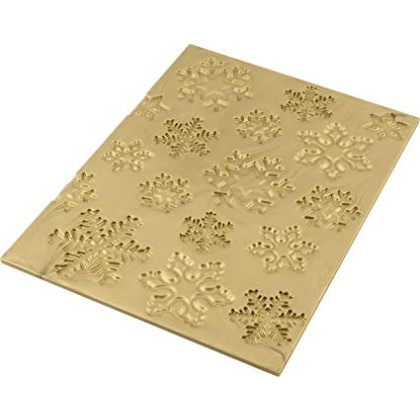 Релефен силиконов килим Снежинки