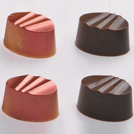 Поликарбонатна форма бонбон "Назъбена елипса"