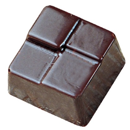 Поликарбонатна форма бонбон "4 квадрата"