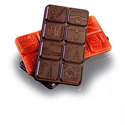 Поликарбонатна форма бонбон "Градове 3"