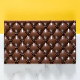 Поликарбонатна форма шоколадов бар "Mini Quilted"