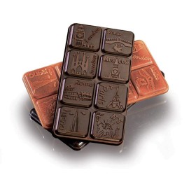 Поликарбонатна форма бонбон "Градове"