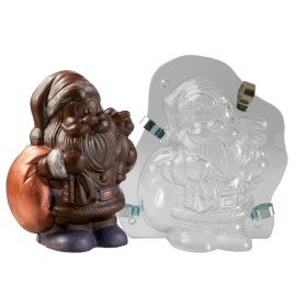 3D Поликарбонатна форма "Дядо Коледа с мече"