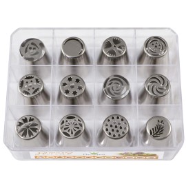 Комплект накрайници цвете - 12 бр.