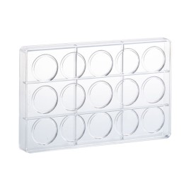 Поликарбонатна форма за шоколад „Circle 40“