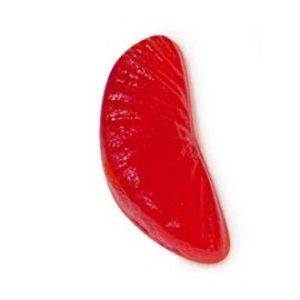 Силиконова форма за желирани бонбони "Резен портокал"