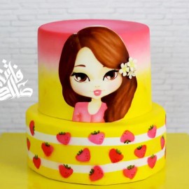 Течна боя за въздушна четка - Жълта