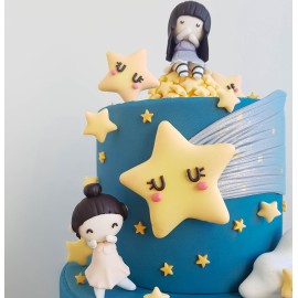 Захарна поръска "Звезди" - Жълти - 250гр