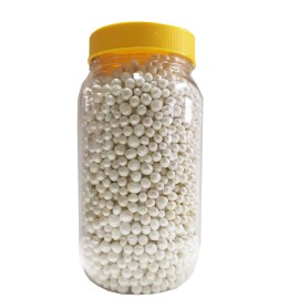Захарна поръска "Перлени топчета" - Бели - 400гр