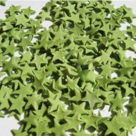 Захарна поръска "Звезди" - Зелени - 250гр