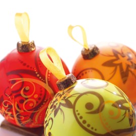 Форма за шоколадова отливка "Закопчалка за елхови играчки"