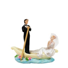 Сватбена фигурка - Брачна двойка в гондола