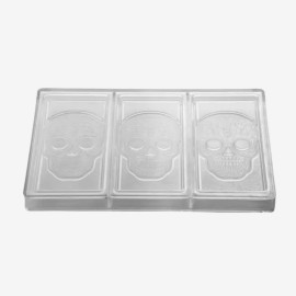 Тританиева форма за шоко бар "Череп"