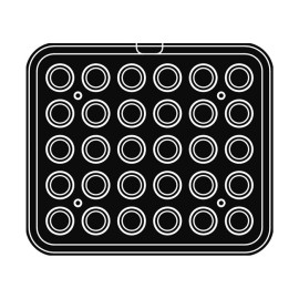 Плоча за тарталети "PLATE 0"