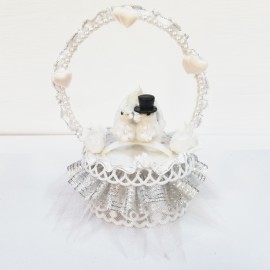 Сватбена фигурка - Влюбени гълъби на подиум