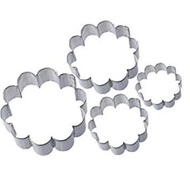 Mетален кутер "Къдраво цвете" 4 елемента