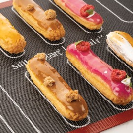 Силиконов килим с перфорация и очертания "Air Mat Eclair & Choux" - 30x40см