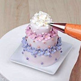 Силиконова форма - торта три етажа / кекс - SF148