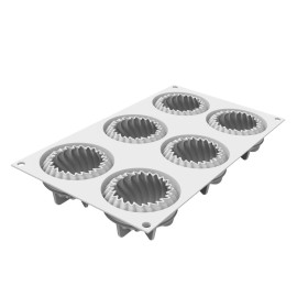 Силиконова форма целувка "Mini Wave"