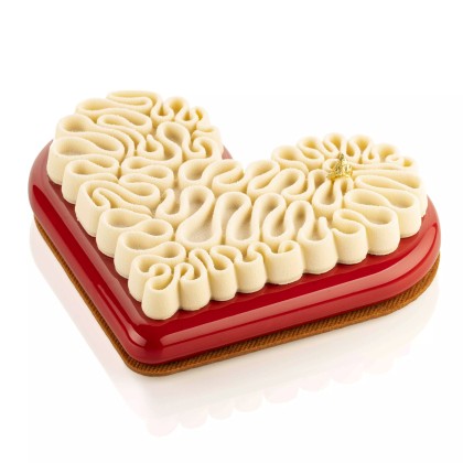 Силиконова форма сърце "Level Hearts 580"