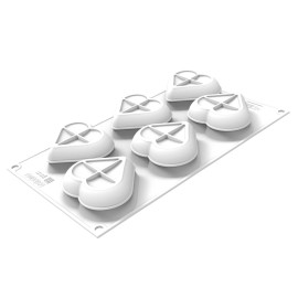 Силиконова форма Сърце "Heartix 85" + кутер