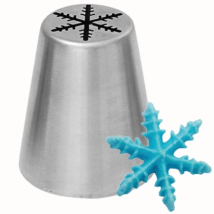 Накрайник снежинка