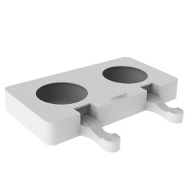 Силиконова форма за сладолед "GEL19B Round" кръгче - 2 гнезда