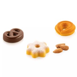Силиконова форма "DANISH COOKIES XS 15" Датски бисквитки