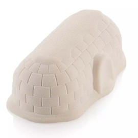 Силиконова форма "BUCHE IGLOO" Иглу пънче с пингвинчета