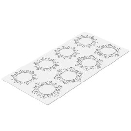 Силиконов килим "SNOWFLAKE 3" Снежинки