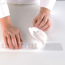 Шаблон за декораця-пламък