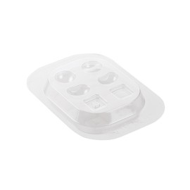 Комплект форми за отливане на шоколад "Kit Mr Snow 3D"