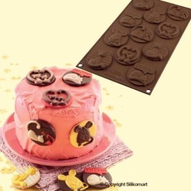 Силиконова форма "Kitten Choco Tag"