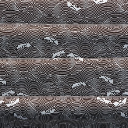 Трансферно фолио "Хартиени лодки"