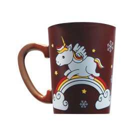 Трансферно фолио за чаша "Еднорог с дъга"