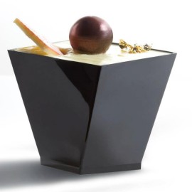 Черна чаша "Чарм - 120мл" 10бр.