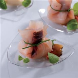 Прозрачна чинийка "9х9см"