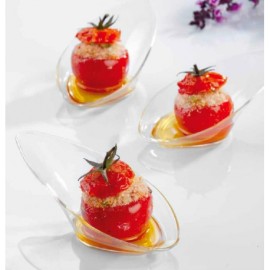 Прозрачна лъжичка "10,5см" - 10бр