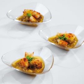 Прозрачна чинийка "6,5х6,5см"