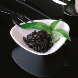 Бяла чинийка "6,5х6,5см"