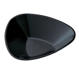 Черна чинийка "6,5х6,5см"