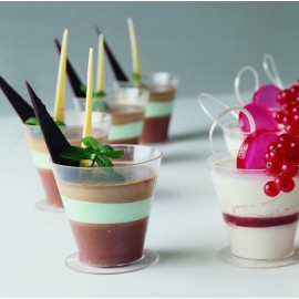 Прозрачна чаша "120мл" 10бр.