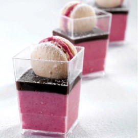 Прозрачна чаша "Квадрат - 50мл" 10бр.